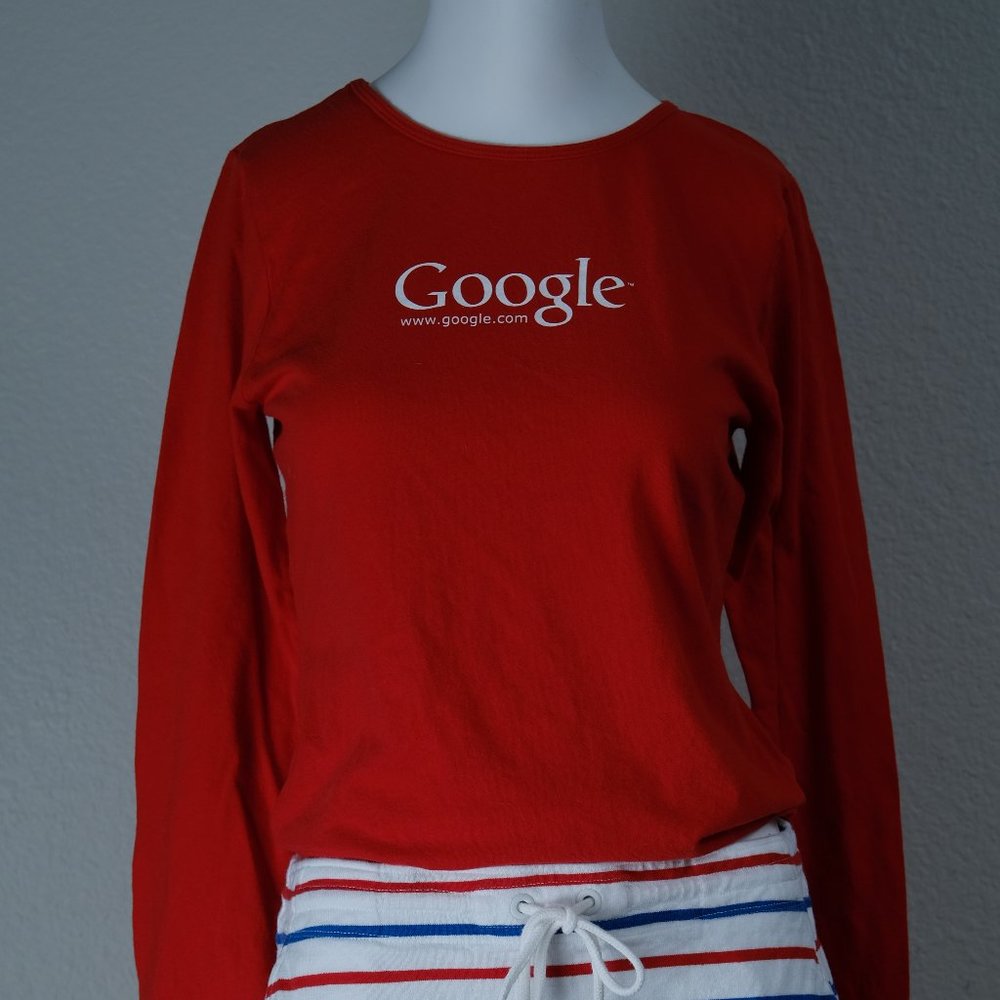 Vintage Red Google 'I'm Feeling Lucky' Shirt
